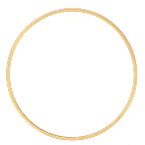 Anelli di montaggio e tessitura con cerchio da 40 mm - acciaio inossidabile 304L Dorato x10