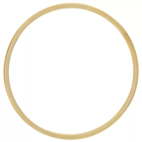Anelli di montaggio e tessitura con cerchio da 25 mm - acciaio inossidabile 304L Dorato x10