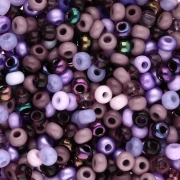 Perla Preciosa 8/0 3 mm - Mix viola x 20 g
