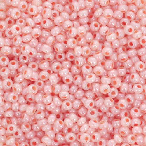 Perle di semi Preciosa 11/0 - 2 mm - Terra arancione rivestita in Ceylon x20g