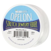 Filo fibra elastica Opelon 0,7 mm - Bianco x100 m|raw }}
