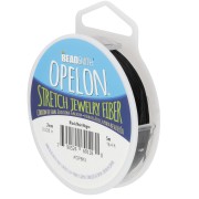 Filo fibra elastica Opelon 0,7 mm - Nero x5 m|raw }}