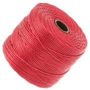 Filo S-LON Bead Cord 0,5 mm - Red Hot x70m
