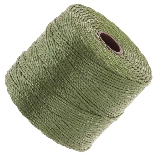 Filo S-LON Bead Cord 0,5 mm - Olivina x70m
