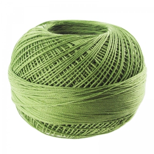 Filo cotone Lizbeth taglia 10 Leaf Green Med. n°684 x111m