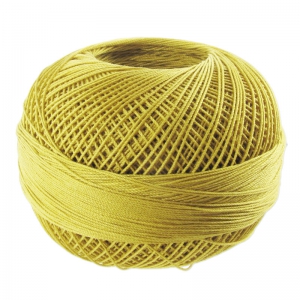 Filo cotone Lizbeth taglia 10 Harvest Gold n°699 x111m
