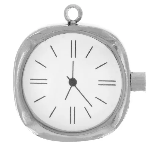 Ciondolo orologio da tasca da 17 mm - Acciaio inossidabile 304L x1