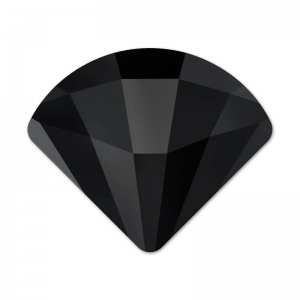 Strass Hotfix Fan PureCrystal 2714 mm.6 Jet x1