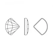 Strass Hotfix Fan PureCrystal 2714 mm.6 Jet x1