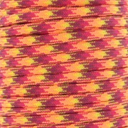 Paracord - Corda paracadute piatta da 4 mm - Arancione fluo - Bordeaux - Giallo x1m|raw }}