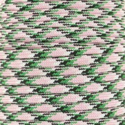 Paracord - Corda paracadute piatta da 4 mm - Rosa - Verde x1m|raw }}