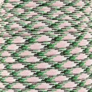 Nero - Paracord - Corda paracadute piatta da 4 mm - Rosa - Verde x1m Paracord - Corda paracadute piatta da 4 mm - Rosa - Verde x1m