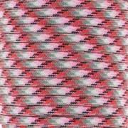 Grigio - Paracord - Corda paracadute piatta da 4 mm - Rosa - Rosso - Grigio x1m Paracord - Corda paracadute piatta da 4 mm - Rosa - Rosso - Grigio x1m