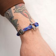 Paracord - Corda paracadute piatta da 4 mm - Verde - Fuschia - Giallo - Blu x1m