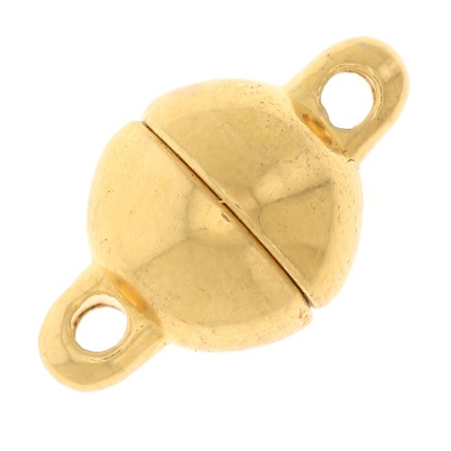 Chiusura magnetica 13,5x8 mm - Dorato con oro fino x1