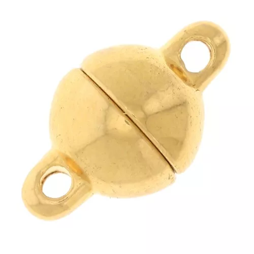 Chiusura magnetica 13,5x8 mm - Dorato con oro fino x1