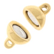 Chiusura magnetica 13,5x8 mm - Dorato con oro fino x1