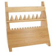 Portagioielli - Espositore per gioielli in bambù 32x30 cm x1|raw }}