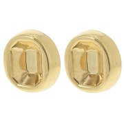 Clip orecchie per cabochon PureCrystal 4610 14x10 mm - Dorato con oro fino x2|raw }}