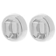 Clip orecchi per cabochon PureCrystal 4610 14x10 mm - Placcatura argento fine x2
