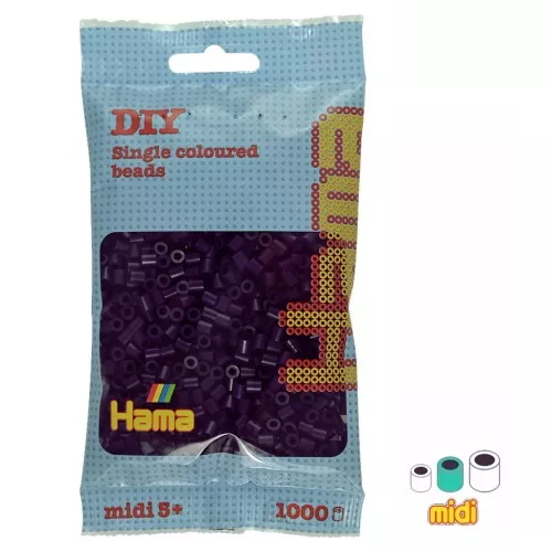 Perle da stiro Hama Midi 5 mm Melanzana (n°108) x 1000