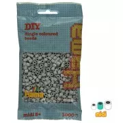 Perle da stiro Hama Midi 5 mm grigio nuvola (n°109) x 1000