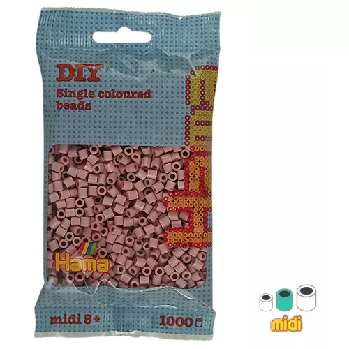 Perle da stiro Hama Midi 5 mm Marrone scuro (n°111) x 1000