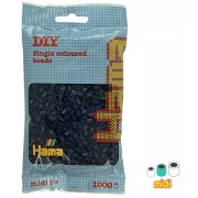 Perle da stiro Hama Midi 5 mm blu notte (n°116) x 1000
