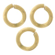 Anelli aperti 3x0,6 mm - Acciaio inossidabile 316L Dorato x100|raw }}