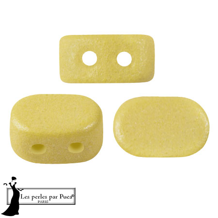 Perle di vetro Lipsi® di Puca® 4x6 mm - Vogue Canary Yellow Mat x10g