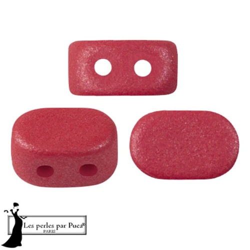 Perle di vetro Lipsi® by Puca® 4x6 mm - Vogue Hibiscus Mat x10g