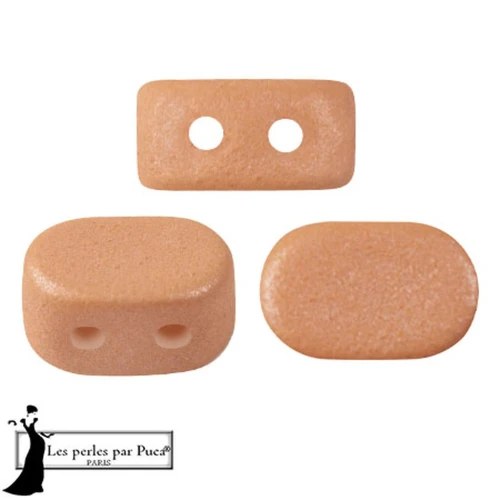 Perle di vetro Lipsi® di Puca® 4x6 mm - Vogue Orange Peach Mat x10g