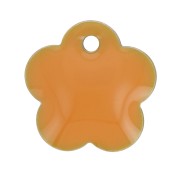 Zecchini in metallo e resina epossidica 10 mm - Senape x10