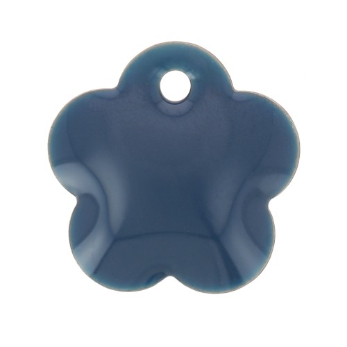 Zecchini in metallo e resina epossidica 10 mm - Petrolio x10