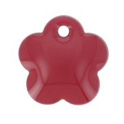 Zecchini in metallo e resina epossidica 10 mm - Rosso scuro x10