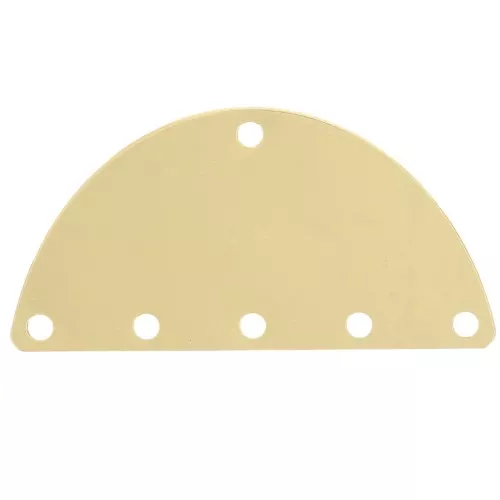 Accessorio di tessitura e montaggio a mezzaluna 15x30 mm - Dorato x1