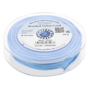 Filo di giada - Filo di nylon intrecciato europeo Griffin 2 mm - Blu x20m|raw }}