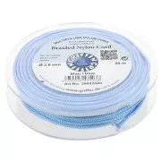 Filo di giada - Filo di nylon intrecciato europeo Griffin 2 mm - Blu x20m