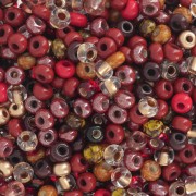 Perla Preciosa 8/0 da 3 mm - Mix Garnet x20 g