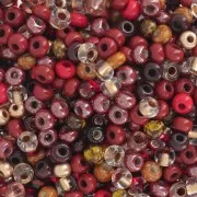 Perla Preciosa 8/0 da 3 mm - Mix Garnet x20 g