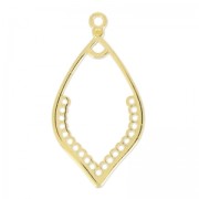 Separatore foglia 41x22 mm Dorato con oro fino con oro fino x1|raw }}