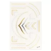 Foglio Tatuaggi Temporanei - Catene - Modello 4 x1