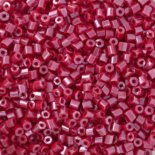 Perla Preciosa Two Cuts 11/0 2 mm - Rosso corallo opaco Sfinx x20 g