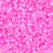 Perla Preciosa Two Cuts 11/0 2 mm - Bianco alabastro con bordi rosa Sfinx x20 g