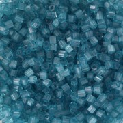 Perle Preciosa Two Cuts 11/0 2 mm - Solgel Blue Green 3 Dyed Satin x20g|raw }}