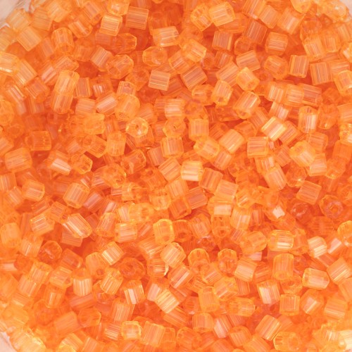 Preciosa Two Cuts Perle di semi 11/0 2 mm - Solgel Yellow 3 Dyed Satin x20g