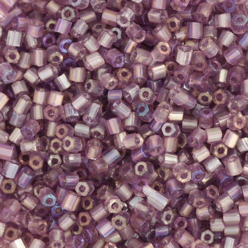 Perla Preciosa Two Cuts 11/0 2 mm - Light Amethyst Rainbow x20g
