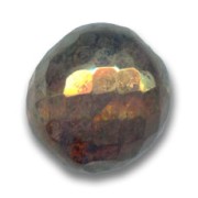 Sfaccettata mm. 20 Crystal/Purple-Brown Senegal x1|raw }}