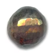 Sfaccettata mm. 20 Crystal/Purple-Brown Senegal x1