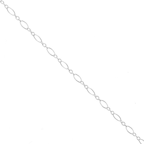 Catena maglia alternata (1x3) 3,9 mm - Argento 925 x50cm